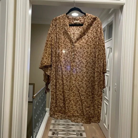 Doen | Dresses | Doen Brown Floral Dress Bw | Poshmark